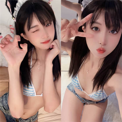 布丁大法-蓝白条纹喵V9