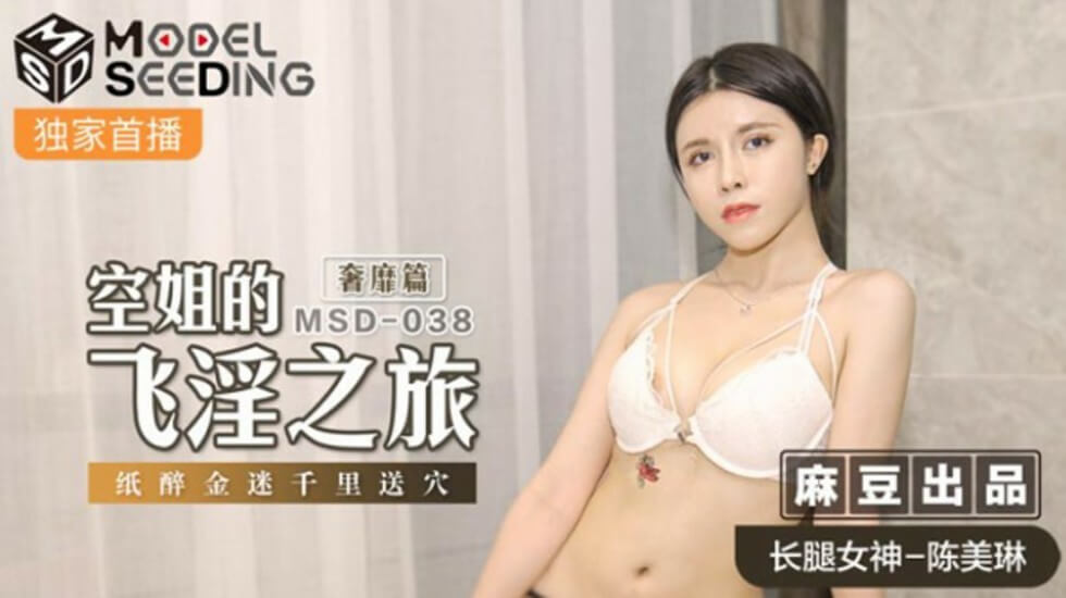 陈美琳空姐制服诱惑：麻豆飞淫之旅奢靡篇，千里送穴纸醉金迷！