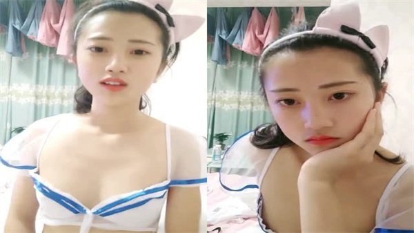 清纯小萝莉被迫下海，色情直播赚取生活费