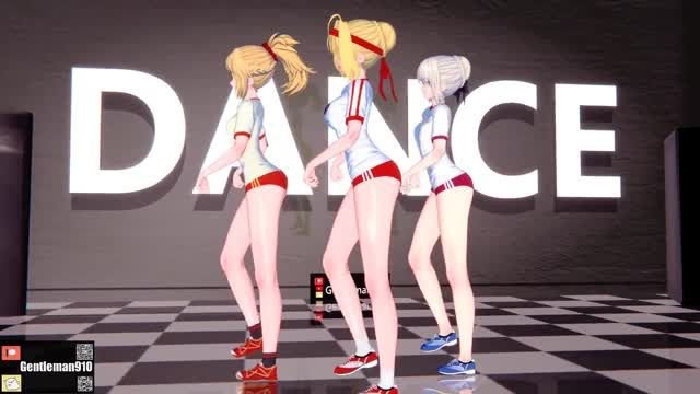 Fate Grand Order 同人激情演绎，KKSMMDImIll 女优倾情献身