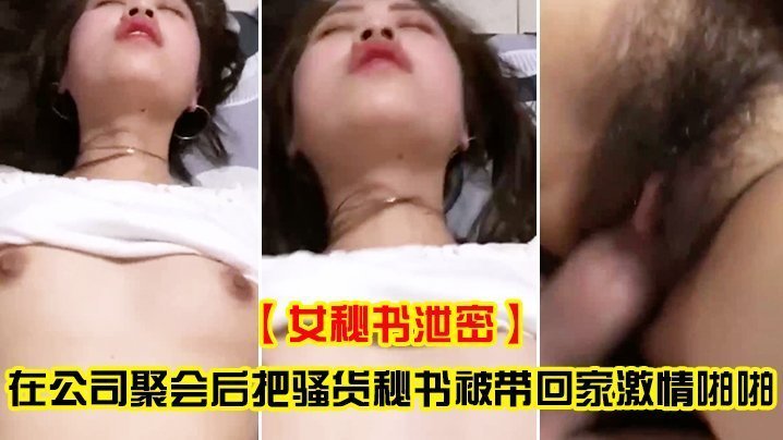 骚货女秘书公司聚会后泄密激情 被带回家狂操内射